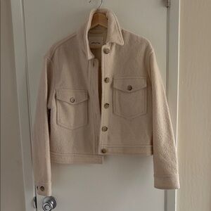 Aritzia Wilfred Free Cream Wool Jacket - S